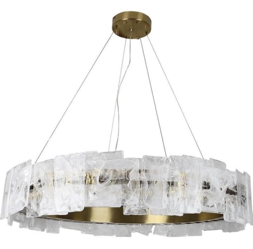 ثريا مودرن ذهبي لون الإنارة 3 إضاءات قطر 80 سم 55...