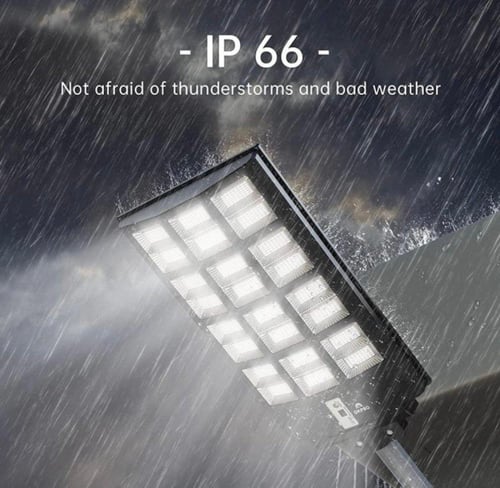 كشاف 3 أوجه لون الانارة ابيض طاقة شمسية مع ريموت ت...