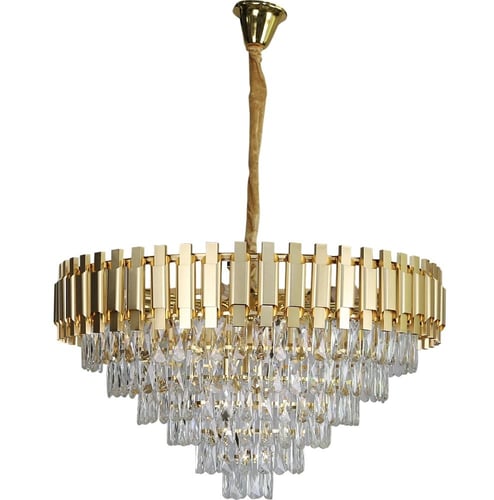 ثريا كريستال ذهبي قطر 80 سم