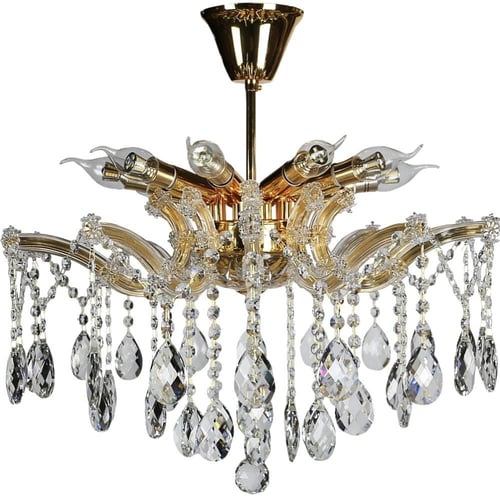 ثريا شمعدان ذهبي فاخر قطر 56 سم