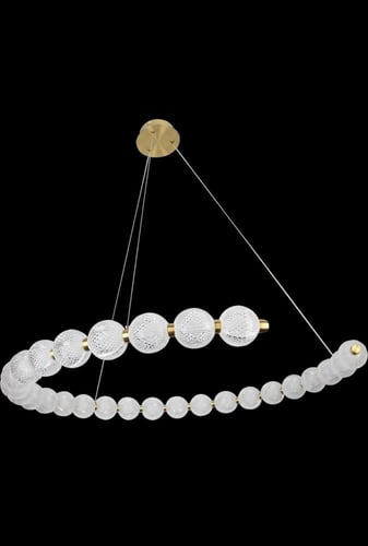 ثريا مودرن ذهبي لون الإنارة 3 إضاءات قطر 100 سم 42...