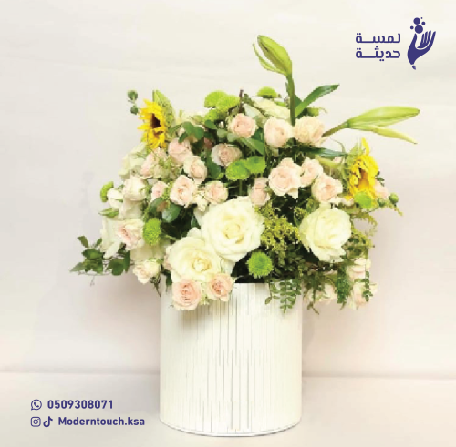 فازة خشبية - دائرية