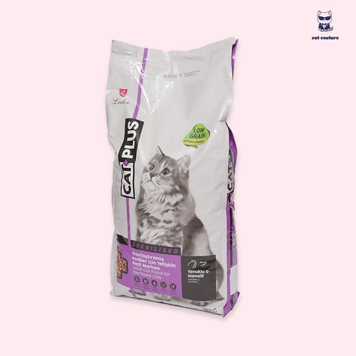 أكل قطط بالغة معقمة جاف | 1.5 كيلو دجاج كات بلس