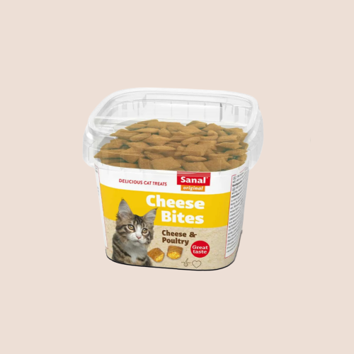 سنال أقراص مكافات صحيه بالجبنه والدجاج للقطط 75 غ