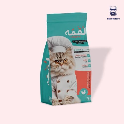 لقمة طعام جاف للقطط البالغة – نكهة الدجاج (7 كجم)