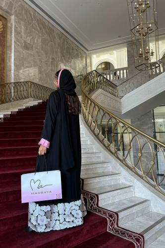 Summer flower abaya