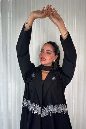 Silver Abaya