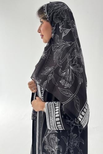 September flower abaya