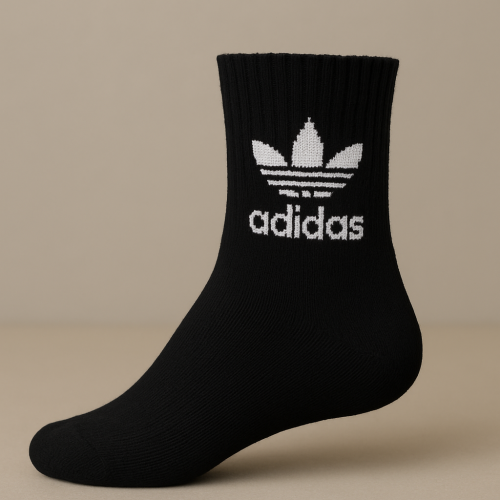 جوارب اديداس لون اسود