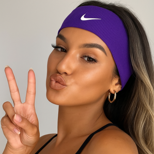 ربطه شعر لون بنفسجي غامق