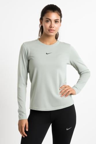 تيشرت نايك لون زيتي فاتح كم طويل