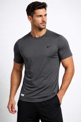 تيشيرت رجالي نايك لون رمادي