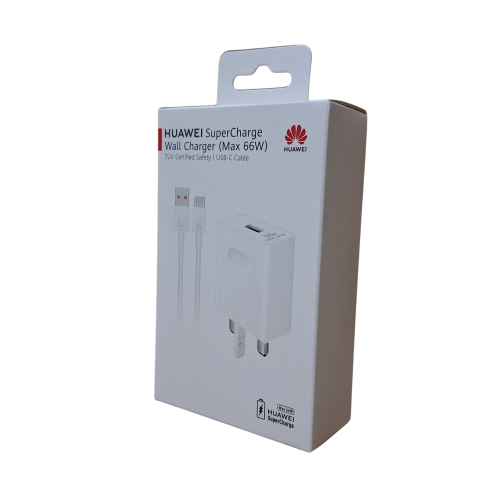HUAWEI SUPERCHARGE WALL CHARGER (MAX 66W) WITH USB...