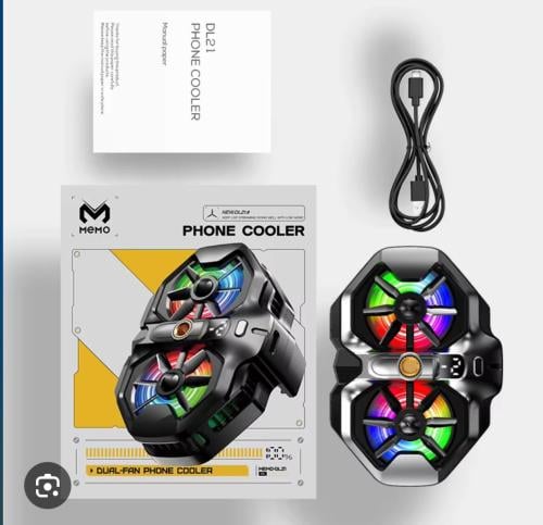 DL21 MEMO 2in1 Dual-FAN Mobile Cooler مبرد