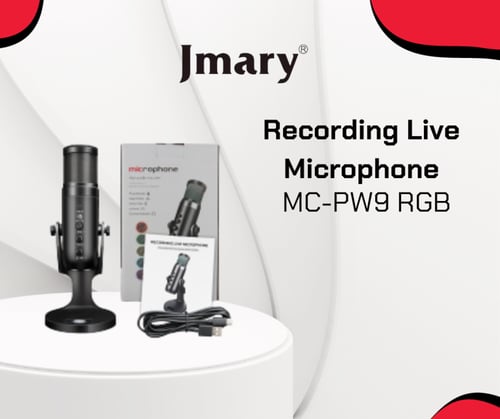 ميكروفون Jmary USB MC-PW9 البث الصوتي الألعاب البث...
