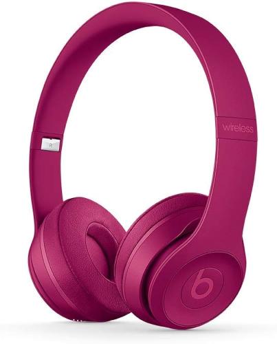 سماعات رأس لاسلكية على الأذن Beats Solo3 باللون أح...