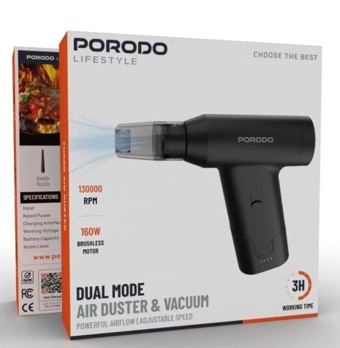 Dual mode air duster & vacuum
