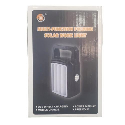 MULTI-FUNCTION FOLDING SOLAR WORK LIGHT POWER DISP...