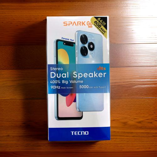tecno spark Go 2024 Dual Speaker 5000mAh 64gb/6gb