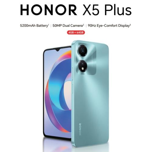 Honor X5 Plus Dual Sim – 64GB, 4GB RAM, 4G
