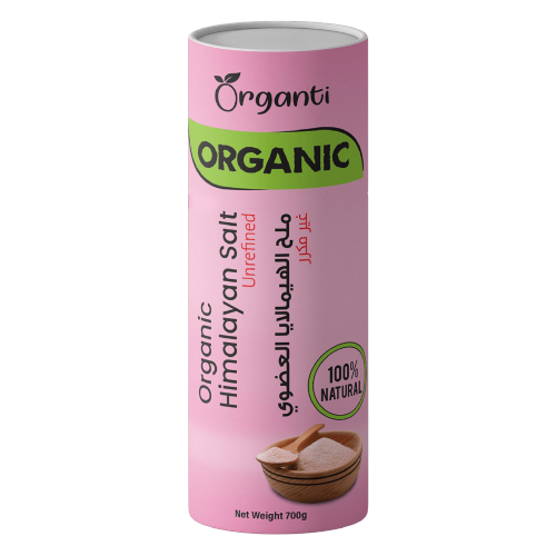 ملح الهيمالايا الوردي العضوي (طبيعي 100%) – 700 جم...