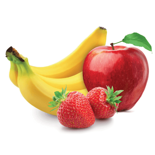 عصير موز وفراولة وتفاح عضوي (طبيعي 100%) بدون سكر...