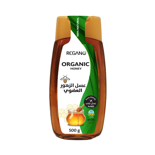 عسل الزهور العضوي – 500 جم | ريجانو