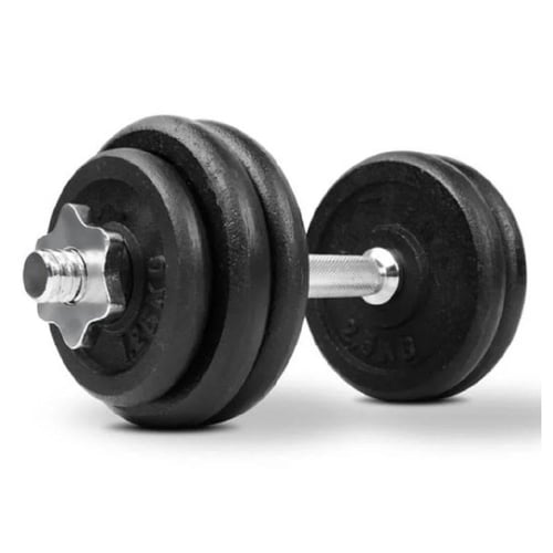 Hillbro 15Kg Cast Iron Dumbbells Set