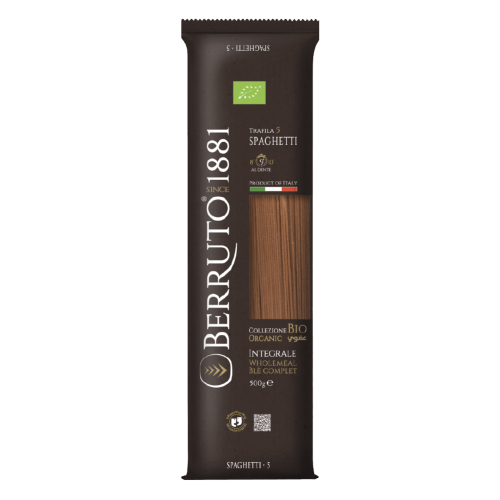 مكرونة سباغيتي قمح كامل عضوية رقم 5 إيطالية – 500...
