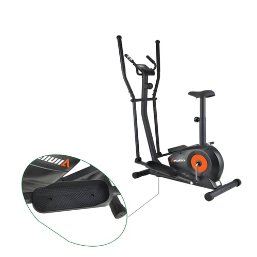 جهاز إليبتيكال مغناطيسي 2-في-1 مع مقعد