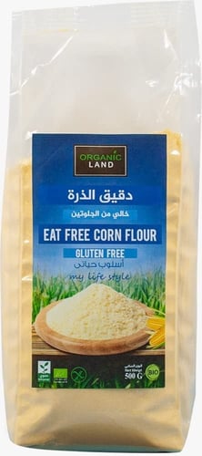 أورجانيك لاند دقيق الذرة الناعم الخالي من الجلوتين...