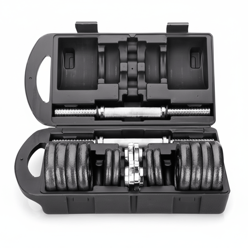 Active8 15 kg Cast Iron Dumbbells Set