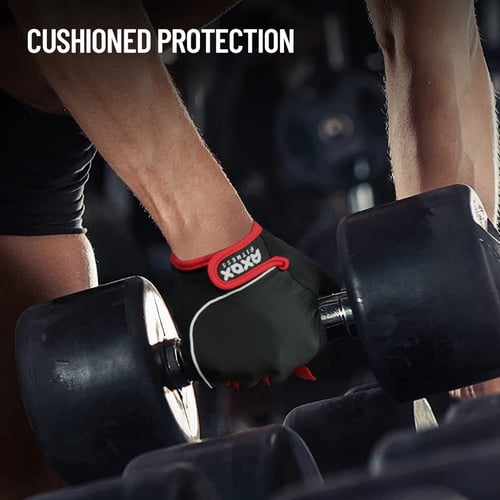 قفازات رياضية جلدية - مقاس كبير