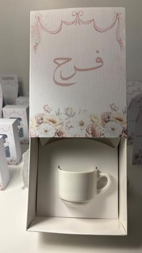 علبة فنجان قهوة