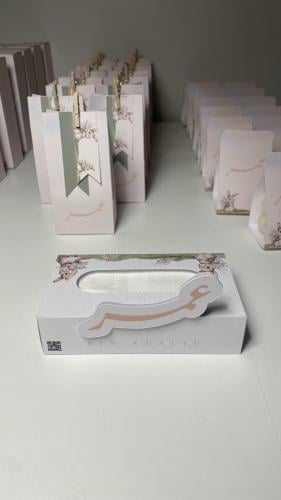 Rectangular horizontal box tissues