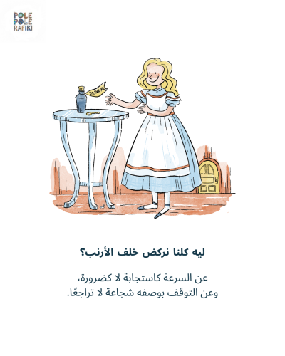 ليه كلنا نركض خلف الأرنب؟