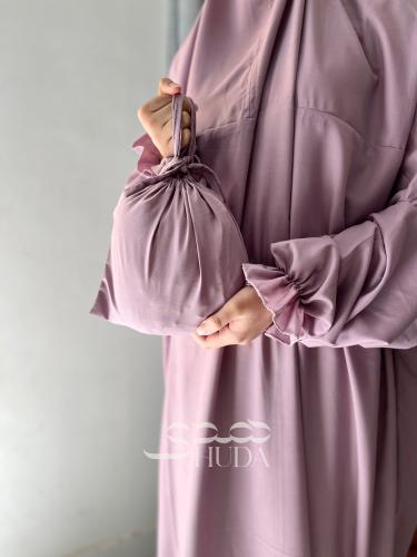 شرشف صلاة " هدى الزهر "اسدال مع مطاط