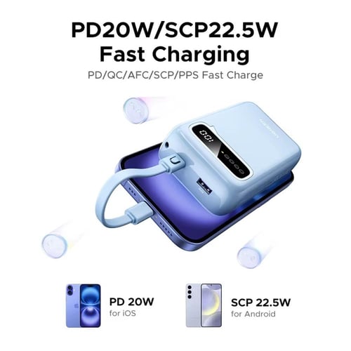 باور بنك UGREEN 20000mAh شحن سريع PD 20W