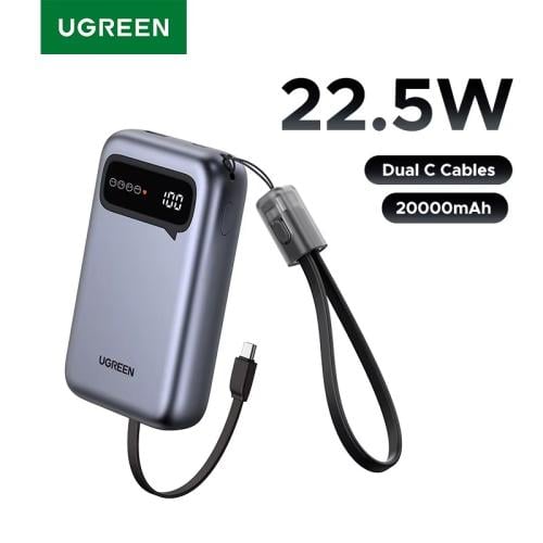 باور بنك UGREEN 20000mAh شحن سريع PD 20W