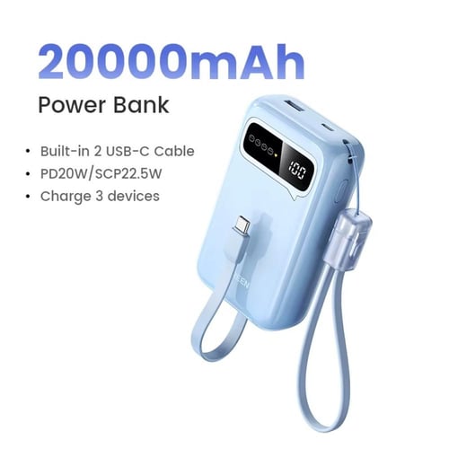 باور بنك UGREEN 20000mAh شحن سريع PD 20W
