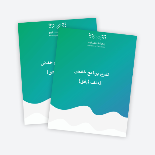 تقرير برنامج خفض العنف رفق1447هـ