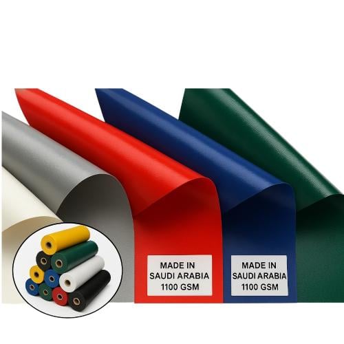 قماش PVC كوري1100 جم –2×25متر