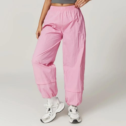 سراويل فضفاضة مرنة للنساء