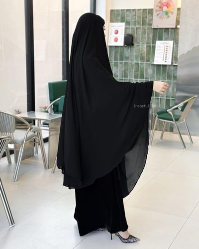 خمار قماش أسود