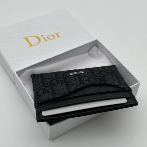 محفظة ديور اسود صغير