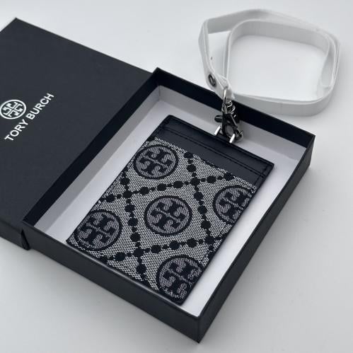 حامل بطاقات عمل توري بورش رصاصي واسود