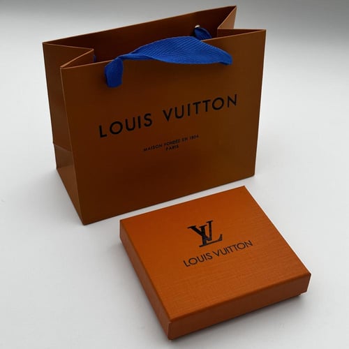 محفظة لويس فيتون اسود وبني صغير