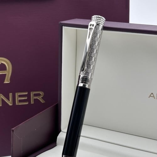 قلم اقنر فضي اسود