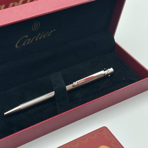 قلم كارتير فضي فضي كامل