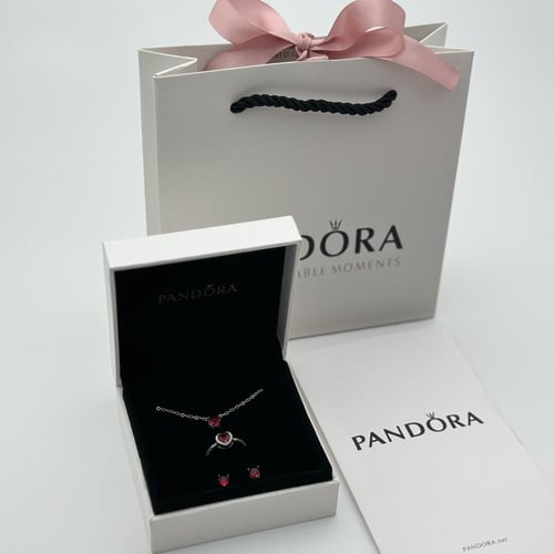 طقم كامل باندورا فص احمر